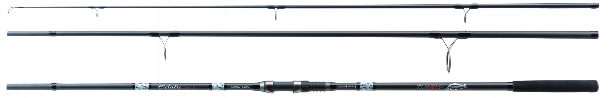 Wędka Karpiowa Jaxon Eclatis CARP3.6m3Lbs przelotka startowa 50mm Na Karpie