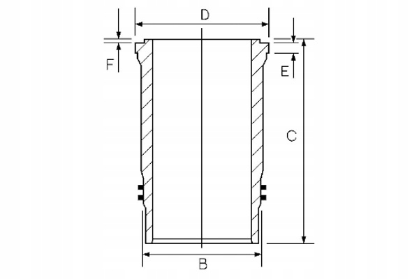 TULEJA CYLINDRA MAN E2000 EL F2000 F90 F90 UNTERFLUR HELICON HOCL Producent części Goetze