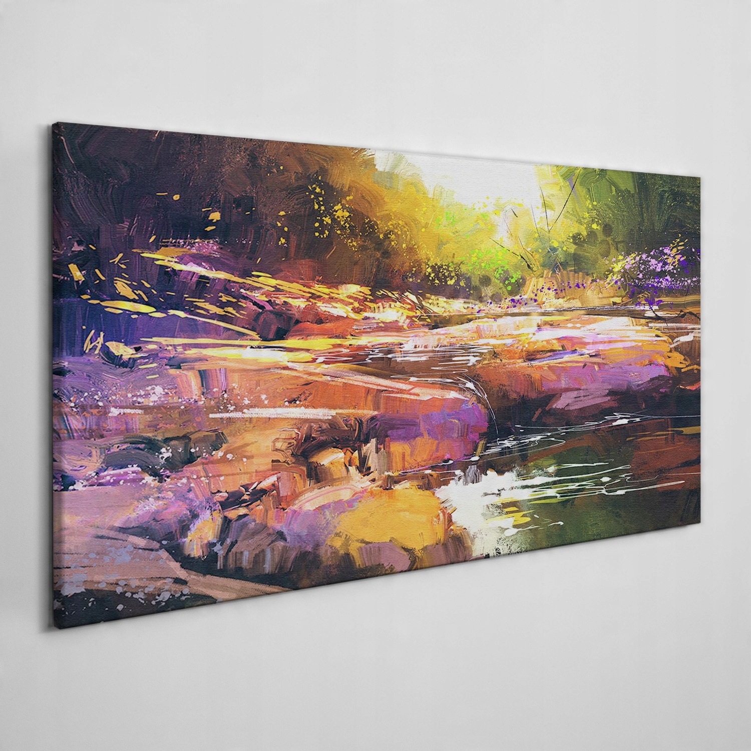 

Obraz na ramie płótno Rzeka las przyroda 140x70 cm
