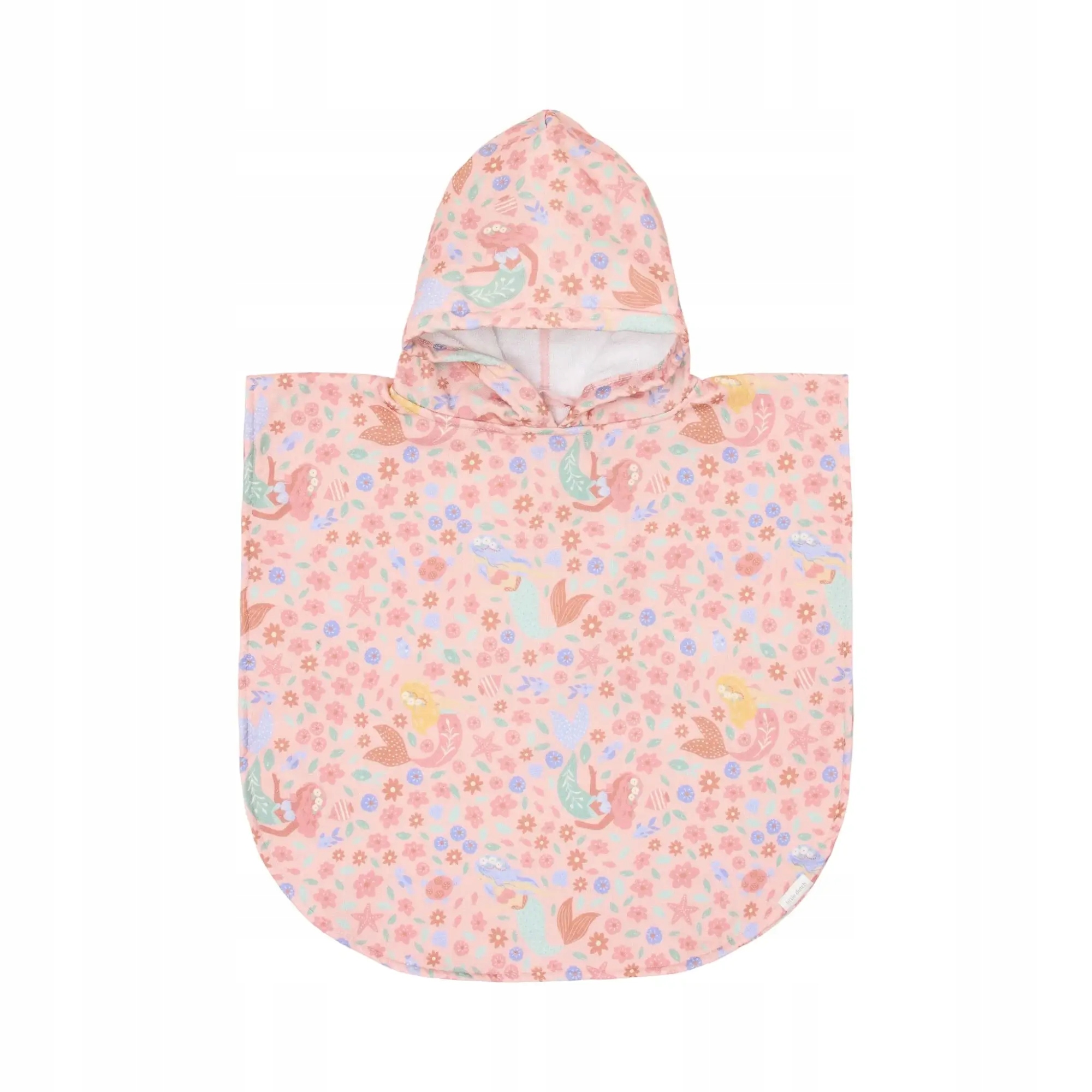 Little Dutch: poncho kąpielowe Dreamy Mermaid Multicolour 55 x 55 cm