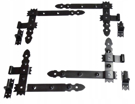 

Zawias kątowy 600 4 szt drzwiowy Mocny 4 MM Blacha