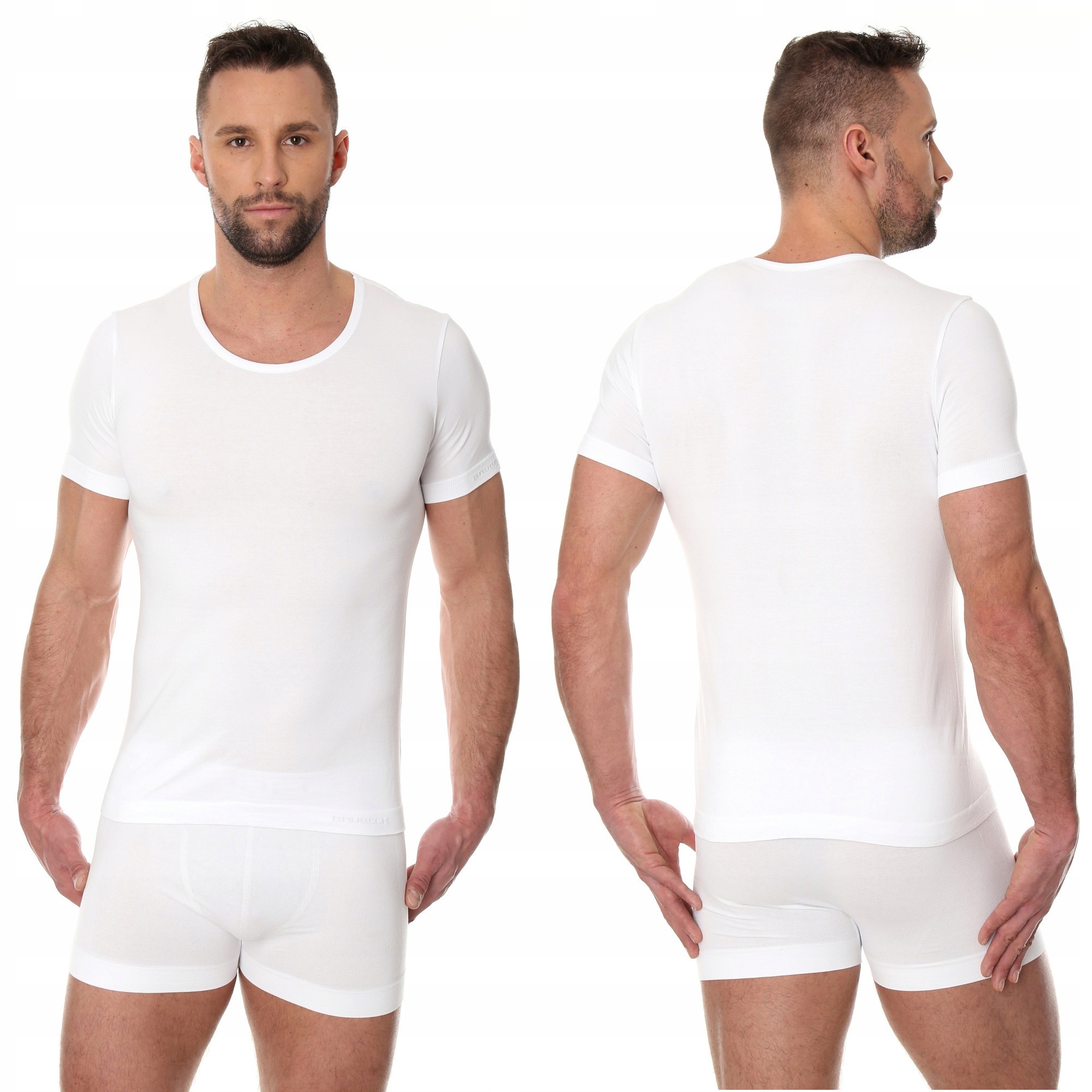 Brubeck ODDYCHAJĄCA PODKOSZULKA KOSZULKA MĘSKA T-SHIRT Bawełniany -XL