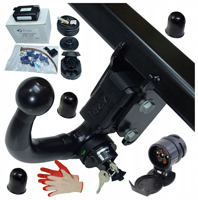 BRINK WYPINANY HAK+MODUŁ13P VW GOLF 8 VIII +KOMBI od2020+e-HYBRIDE +R-LINE