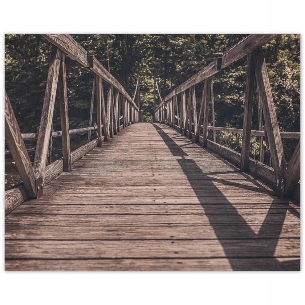 

Plakat 50x40 Drewniany most