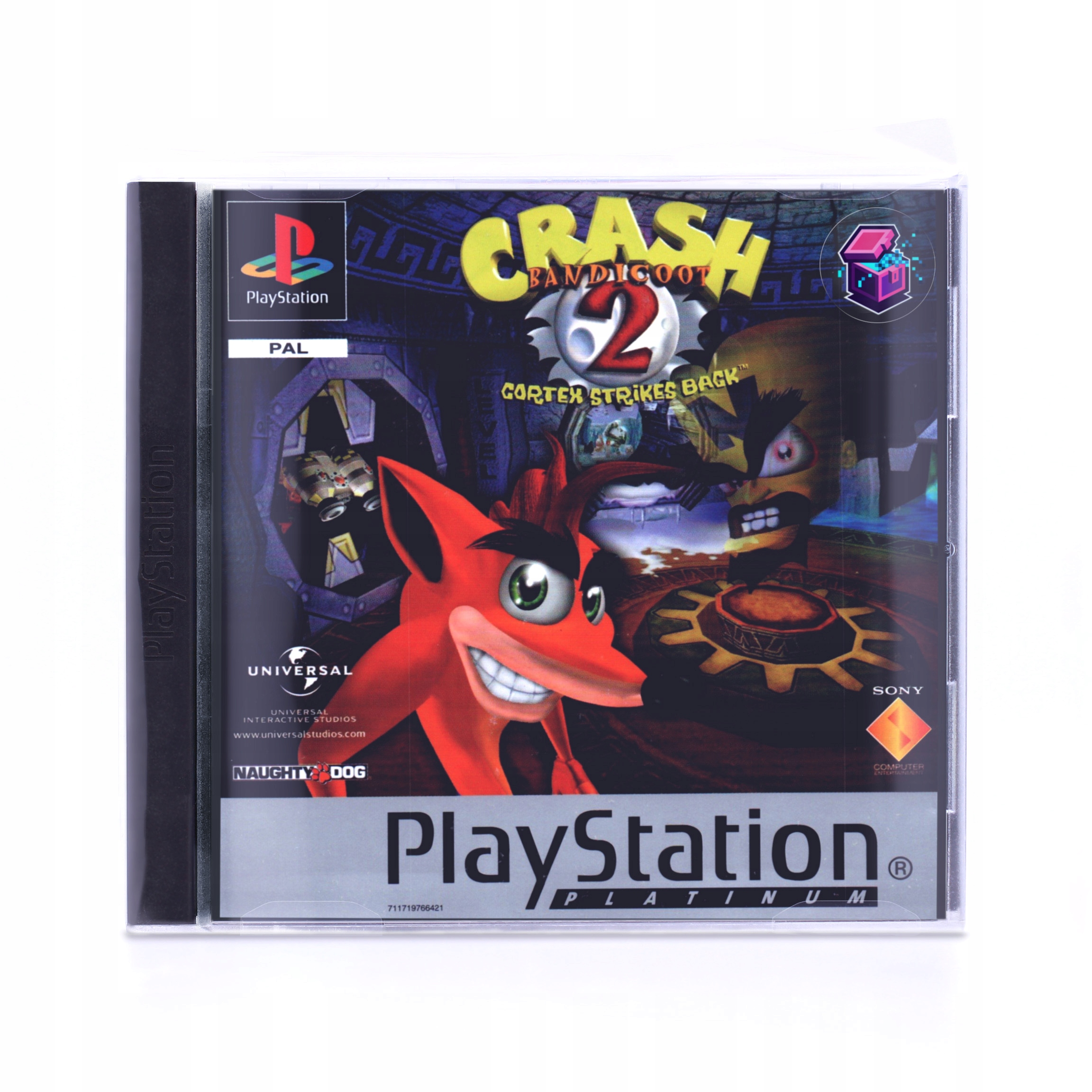 CRASH BANDICOOT 2 CORTEX STRIKES BACK - WYD. ANGIELSKIE - PSX PlayStation (PSX) pudełkowa