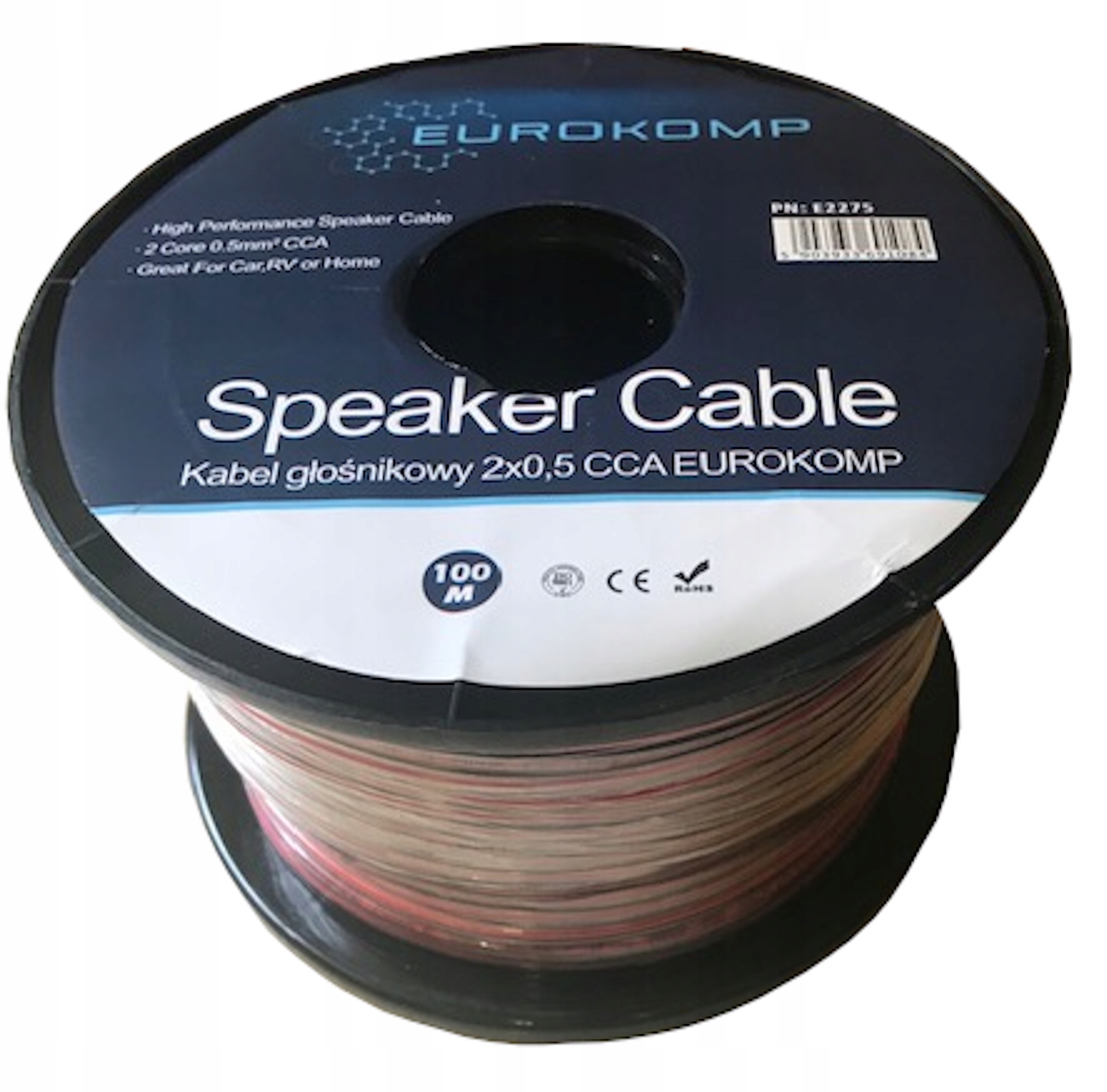 

Kabel Przewód Głośnikowy 2x0,5mm Cca 50m.