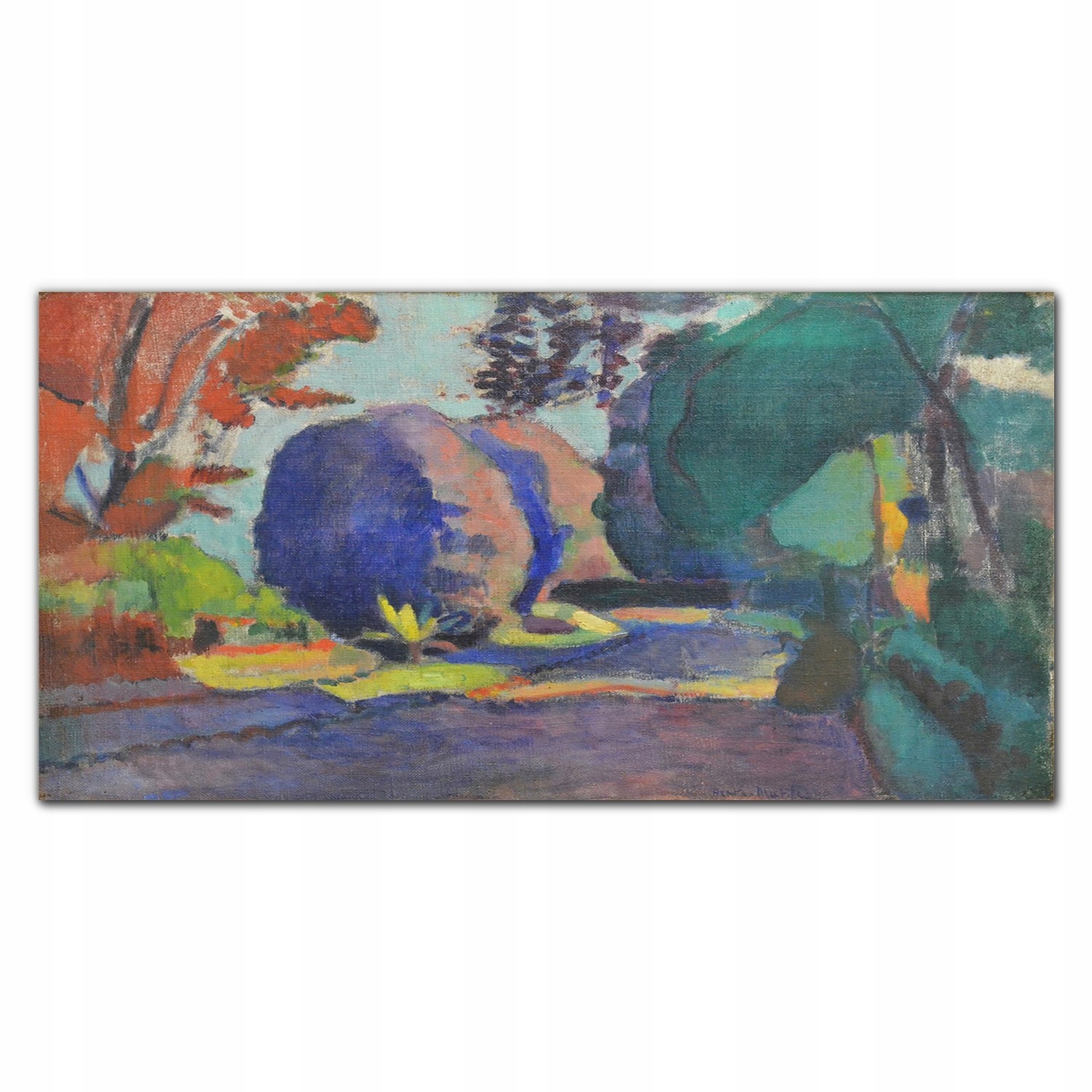 

Obraz akryl z grafiką 120x60 Ogrody Henri Matisse