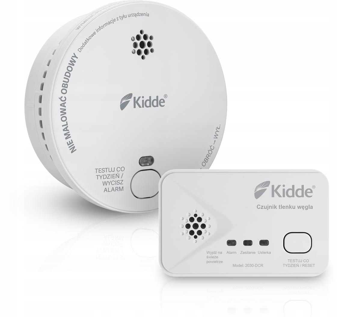 Sada Kidde Detektor Oxidu Uhelnatého 2030-DCR Detektor Kouře 2030-DSR