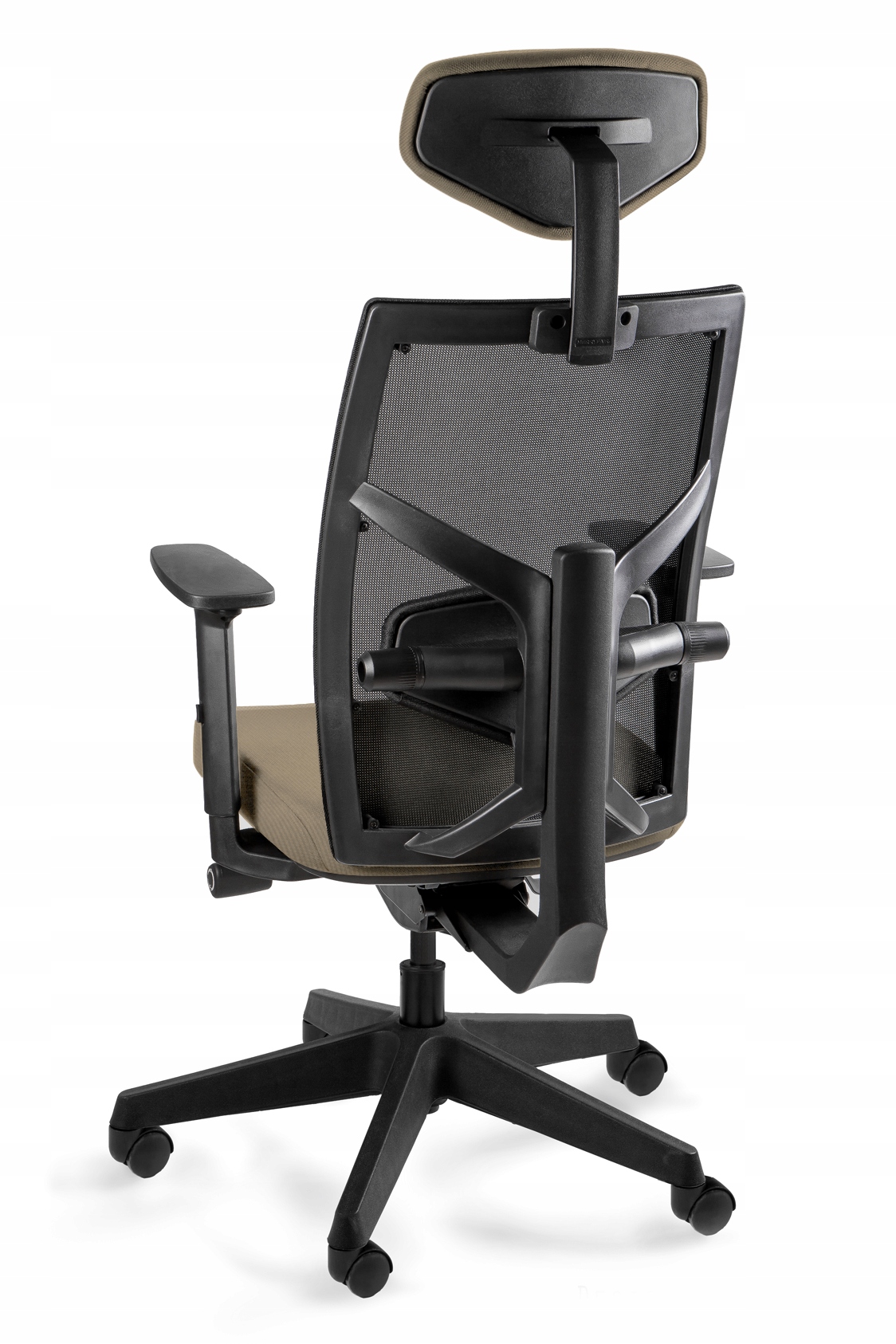 Fotel Ergonomiczny TUNE obrotowy SYNCHRON TAUPE Marka Unique