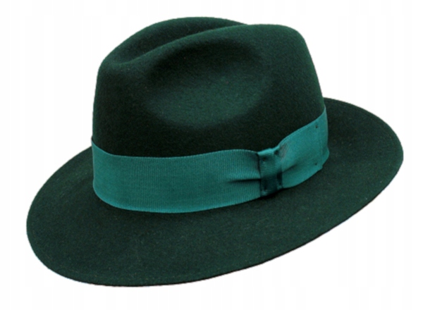 Myslivecký klobouk Vlněný uniformovaný Galový Zeleň Lahvový skokan