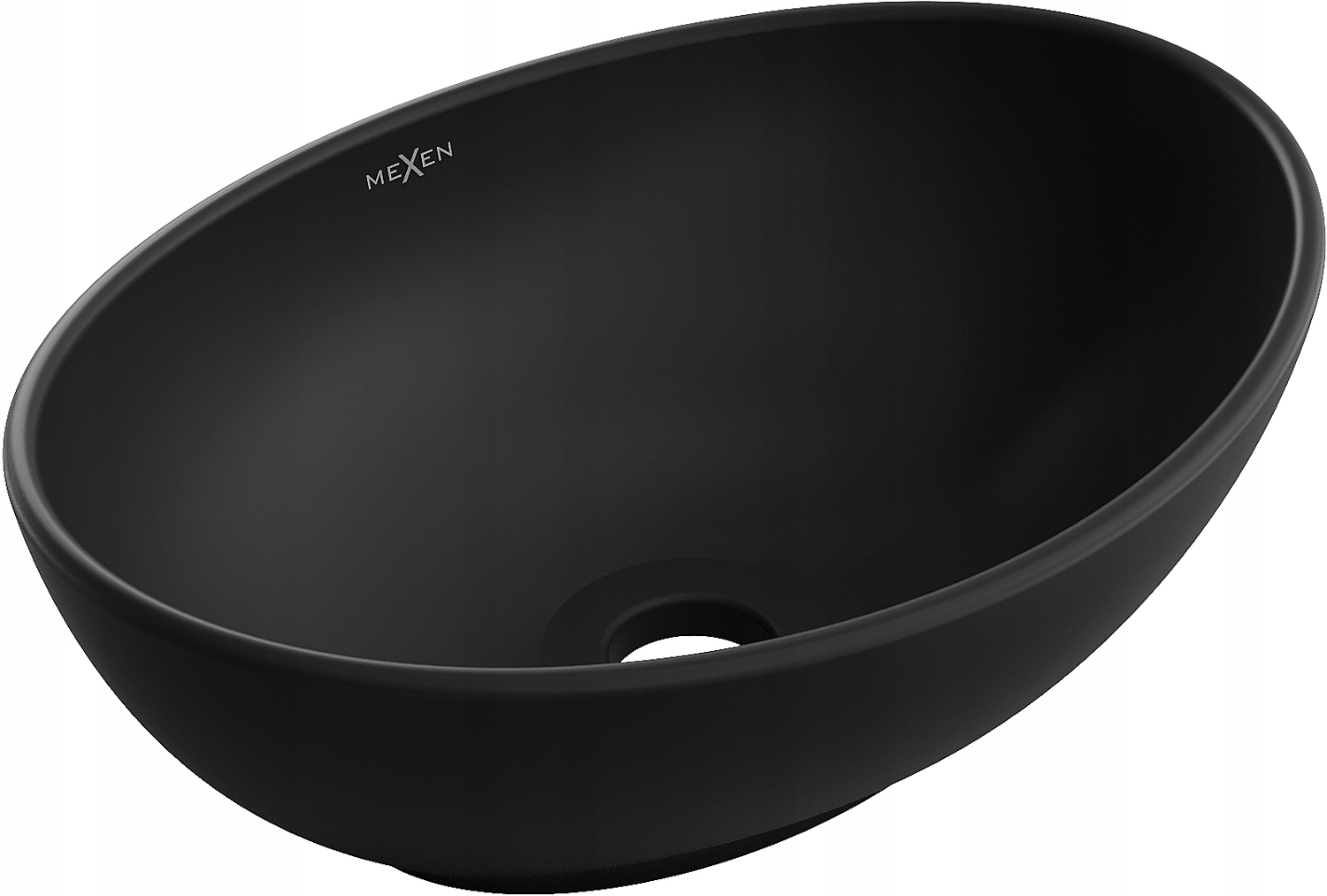 MEXEN ELZA UMYWALKA NABLATOWA 40 x 33 CZARNY MAT