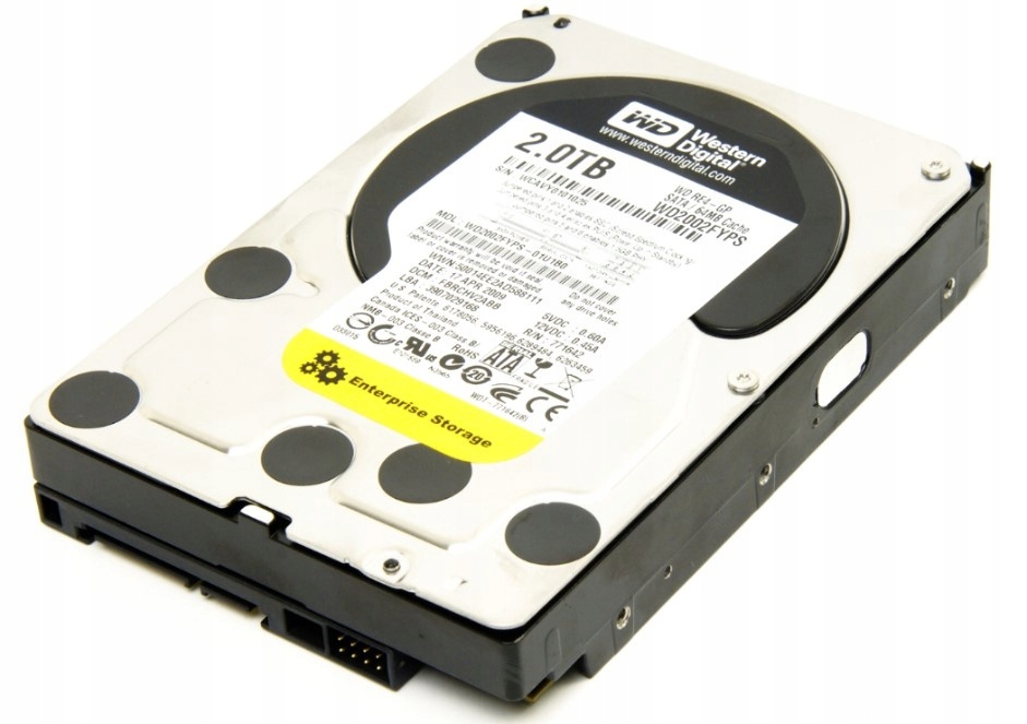 Wd WD2003FYPS 2TB Sata 3.0GB/S 64MB Cache 5400RPM 3.5"