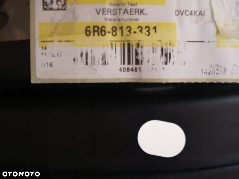 Volkswagen Polo 08r 6R6813331 rear panel rear cut out