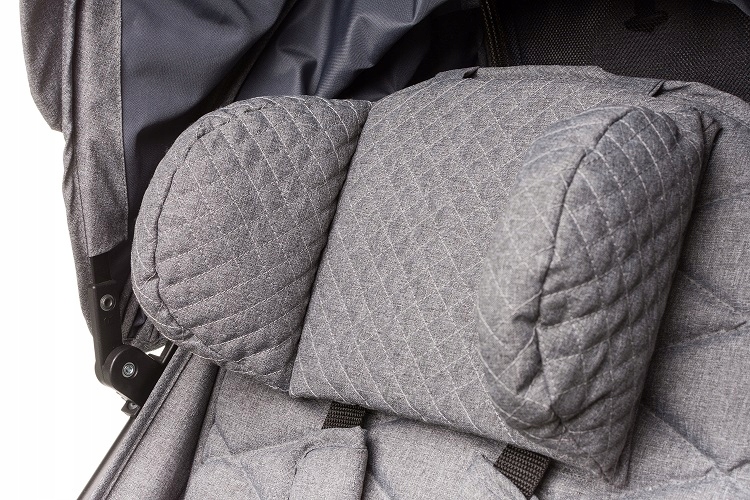 Wózek spacerowy STINGER PRO szary duże koła lekki Kolor producenta Melange Grey