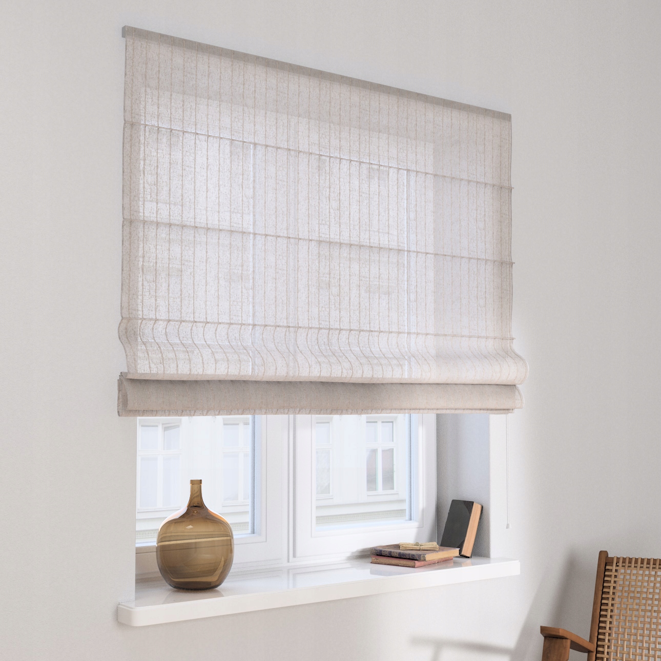 Hotová římská roleta Capri 100 x 180 cm béžová