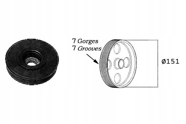 Sasic Řemenice Klikového Hřídele Renault Laguna II