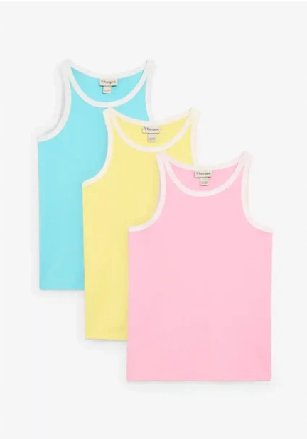 Bonprix top dziecięcy wielokolorowy bawełna