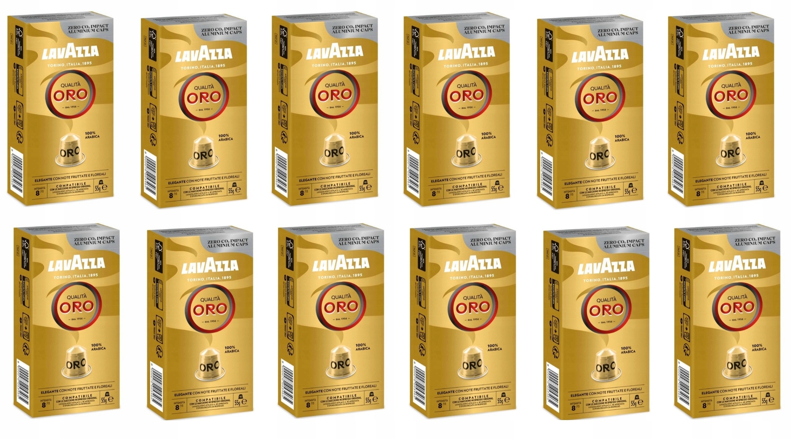 Kapsułki Nespresso Lavazza Qualita Oro 120 kapsułek włoska kawa