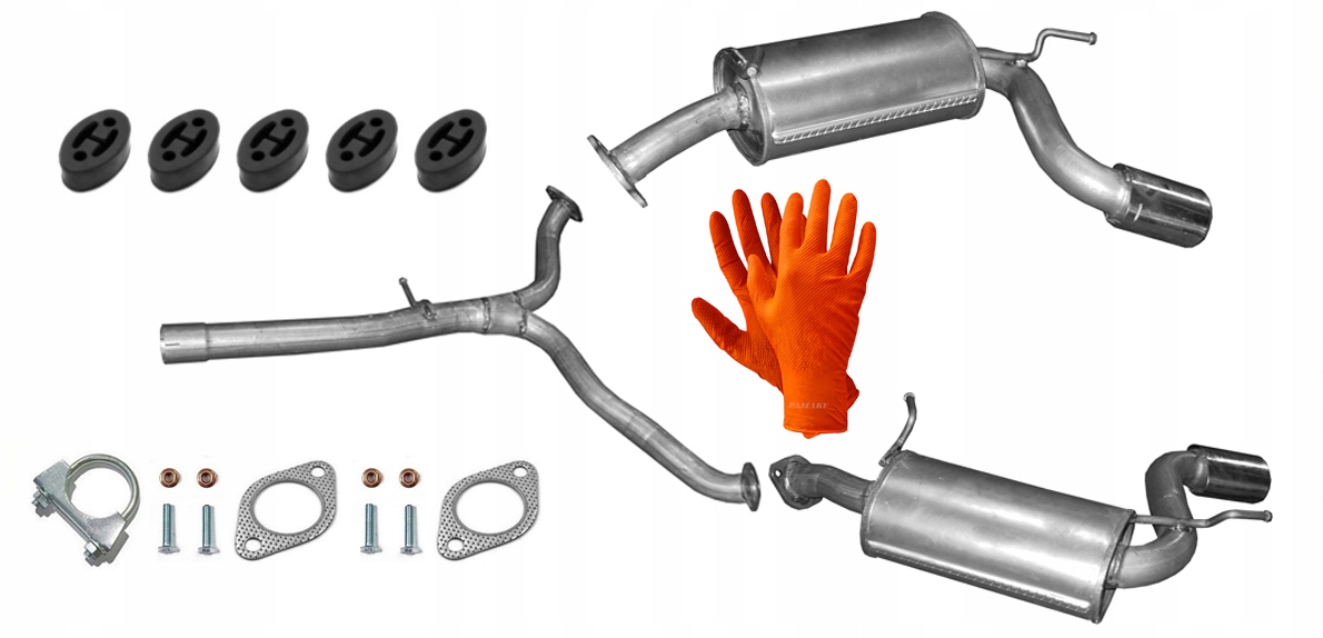 Opel Antara 2.2 CDTi 2WD 120kW (2010-12/2015) Trubka Tlumič L+p