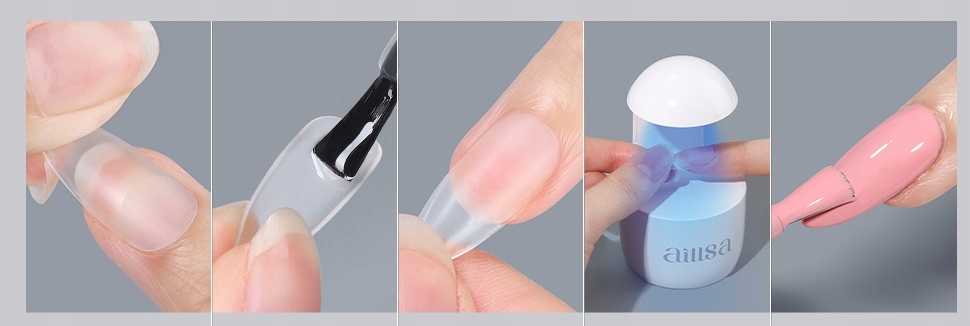 FLEXI TIPS SOFT GEL TIPSY ŻELOWE MATOWE ZESTAW 240 SZT. MIGDAŁ Rodzaj Clear