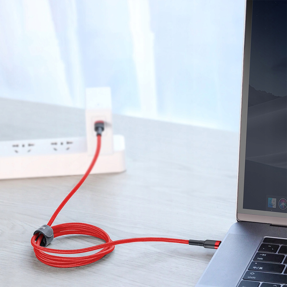 BASEUS KABEL PRZEWÓD ŁADUJĄCY USB-C POWER DELIVERY PD DO MACBOOK QC 3.0 1M Marka Baseus