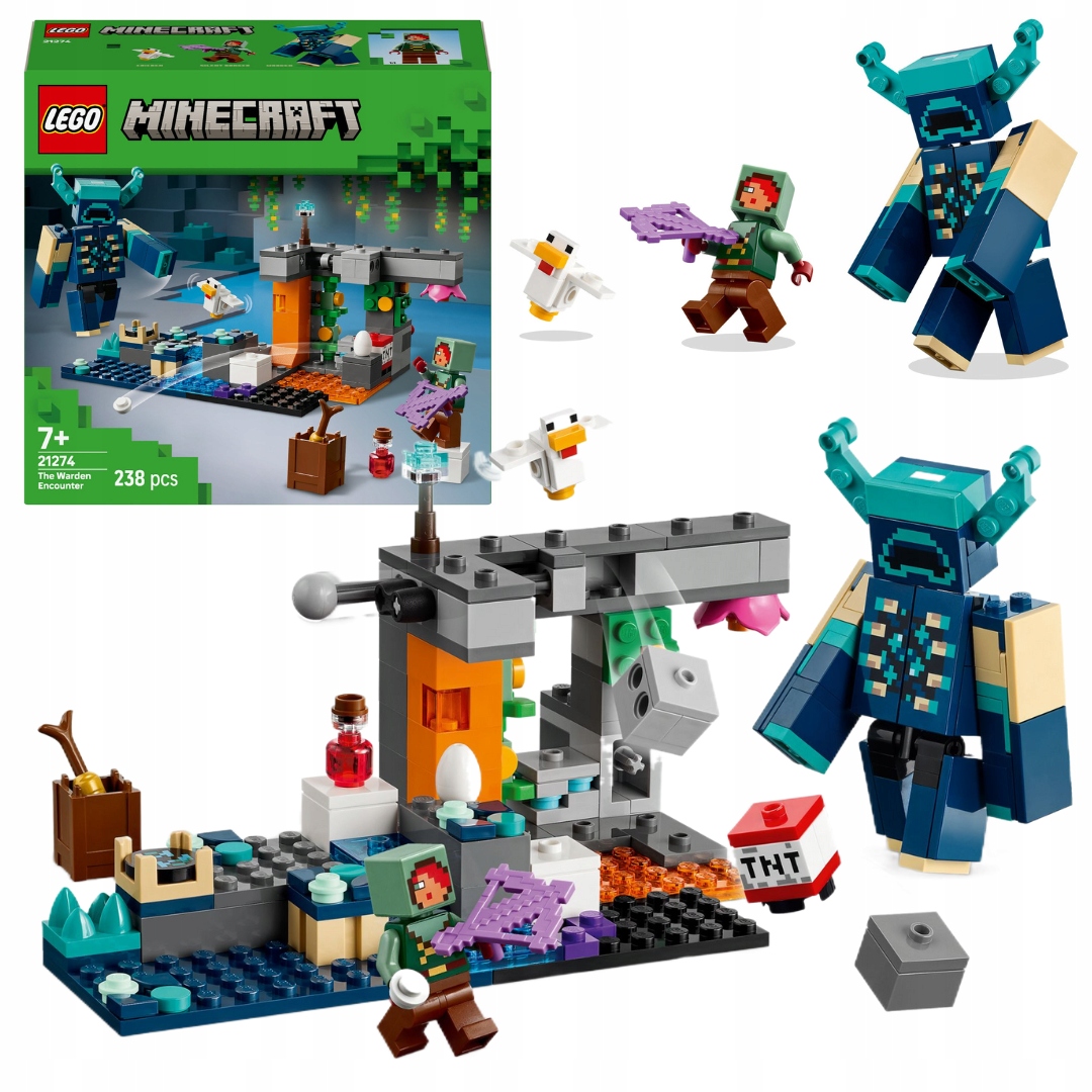 Lego Minecraft 21274 Setkání s Strážcem Lukostřelec Kuře