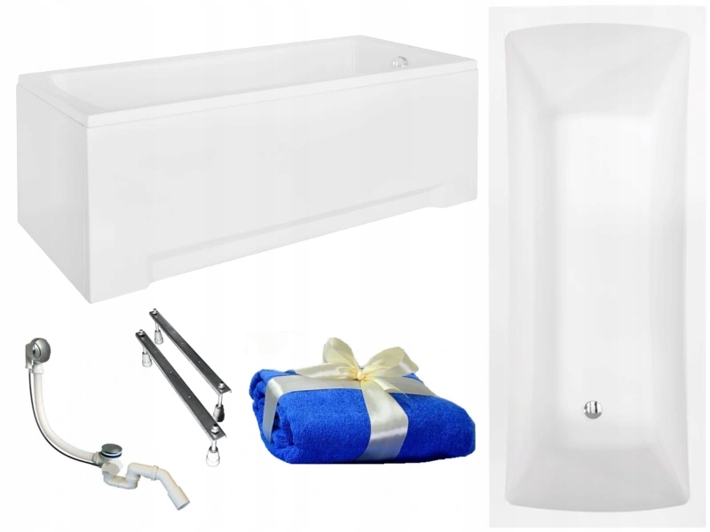 

Besco Optima Wanna 170x70 Obudowa Akrylowa + Syfon