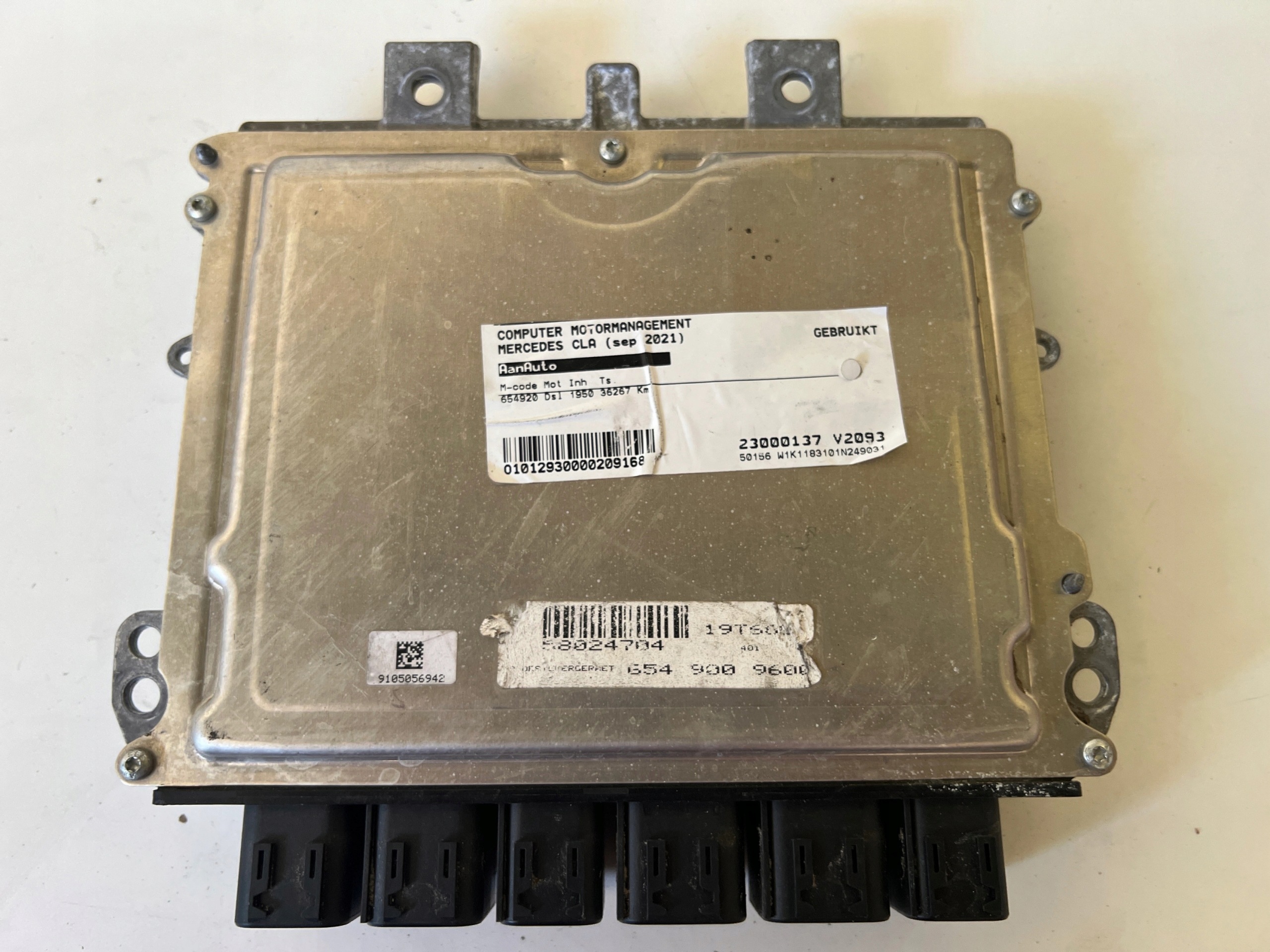 MERCEDES CLA KLASA 2.0 CDI A6549009600 A6549017600 0281037274 computer ECU