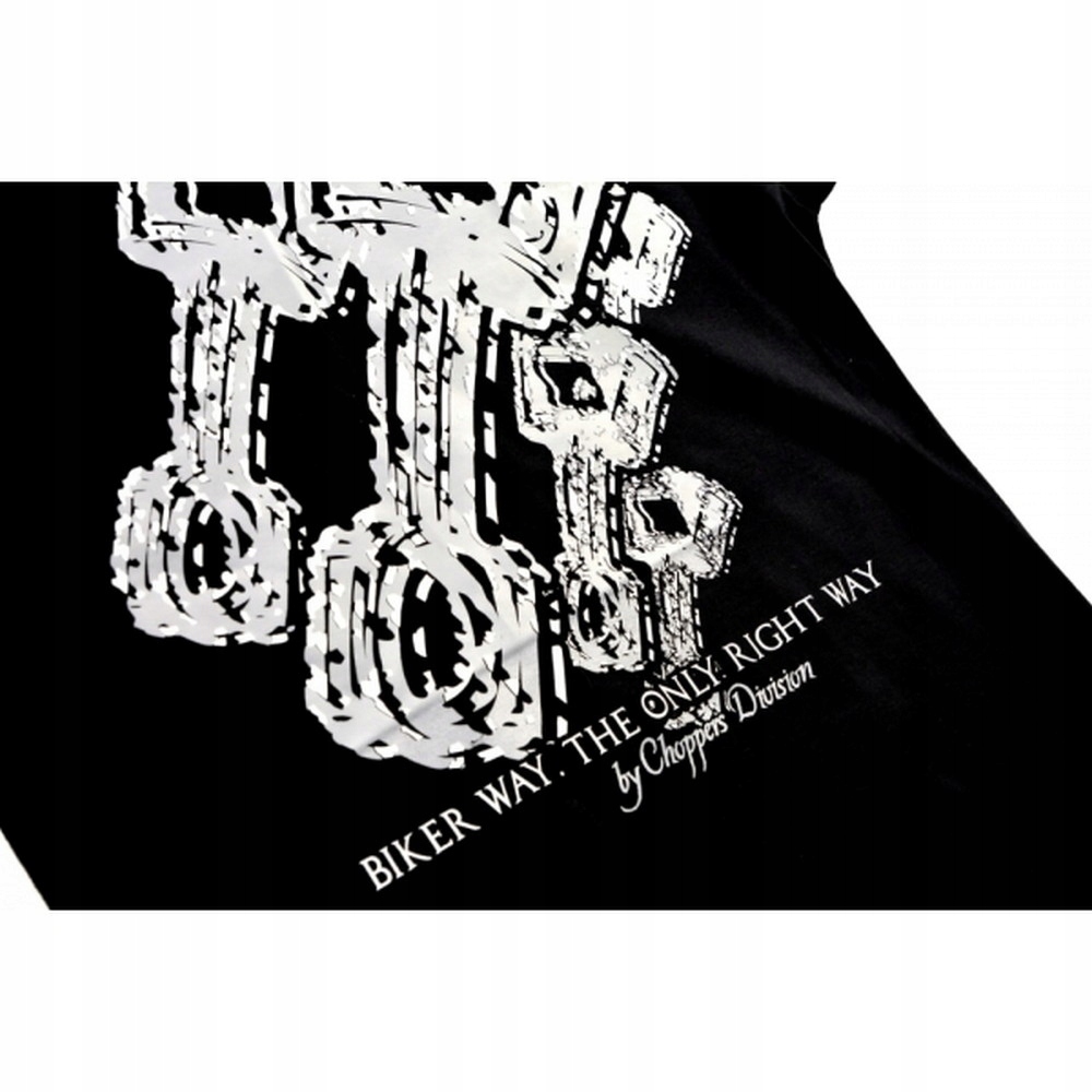 KOSZULKA MOTOCYKLISTY T-SHIRT TŁOKI BIKER WAY 5XL Rozmiar 5XL