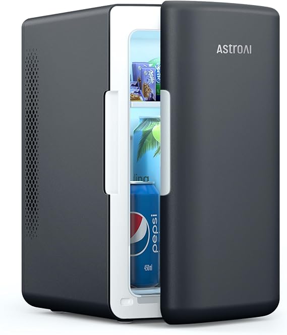 Mini Lodówka AstroAI 6L, Chłodzenie I grzanie ,samochodowa 12 V/220 V,szara