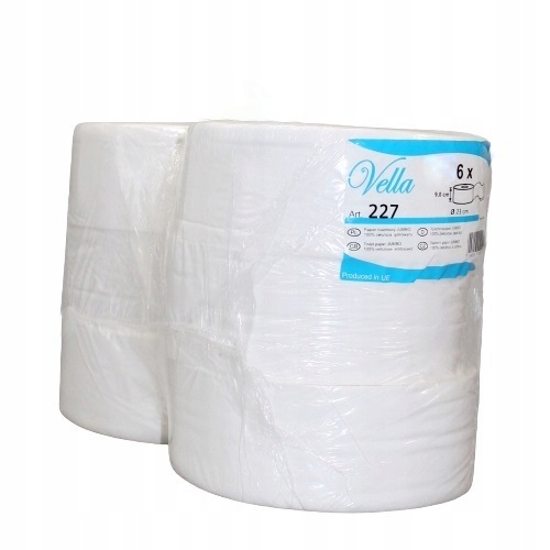 

Papier Toaletowy Jumbo fi23cm Vella Celuloza 6szt