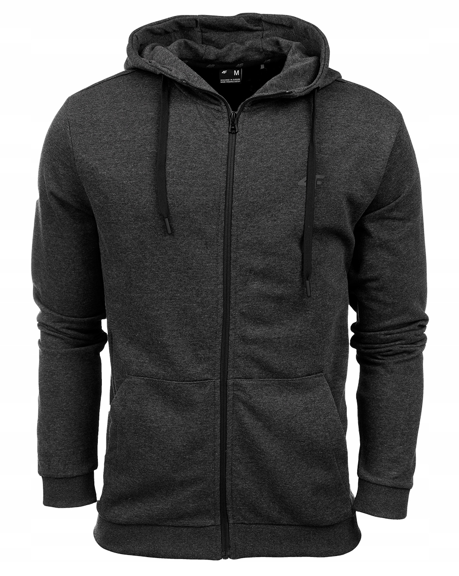 

4F bluza męska z kapturem rozpinana sportowa r.M