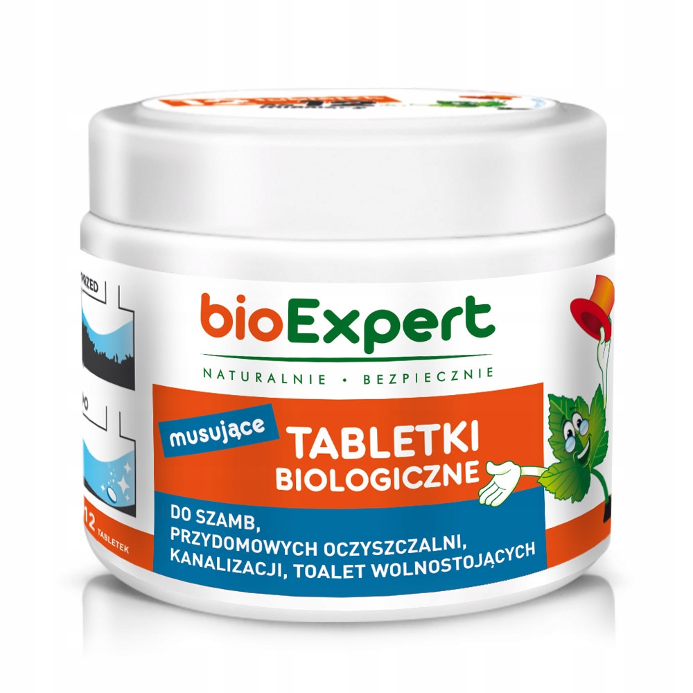 

Tabletki biologiczne do szamb bioExpert op. 12 szt