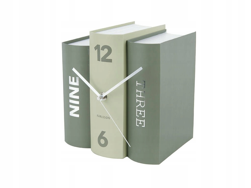Hodiny ve tvaru knihy Book, 20 x 20 x 15 cm
