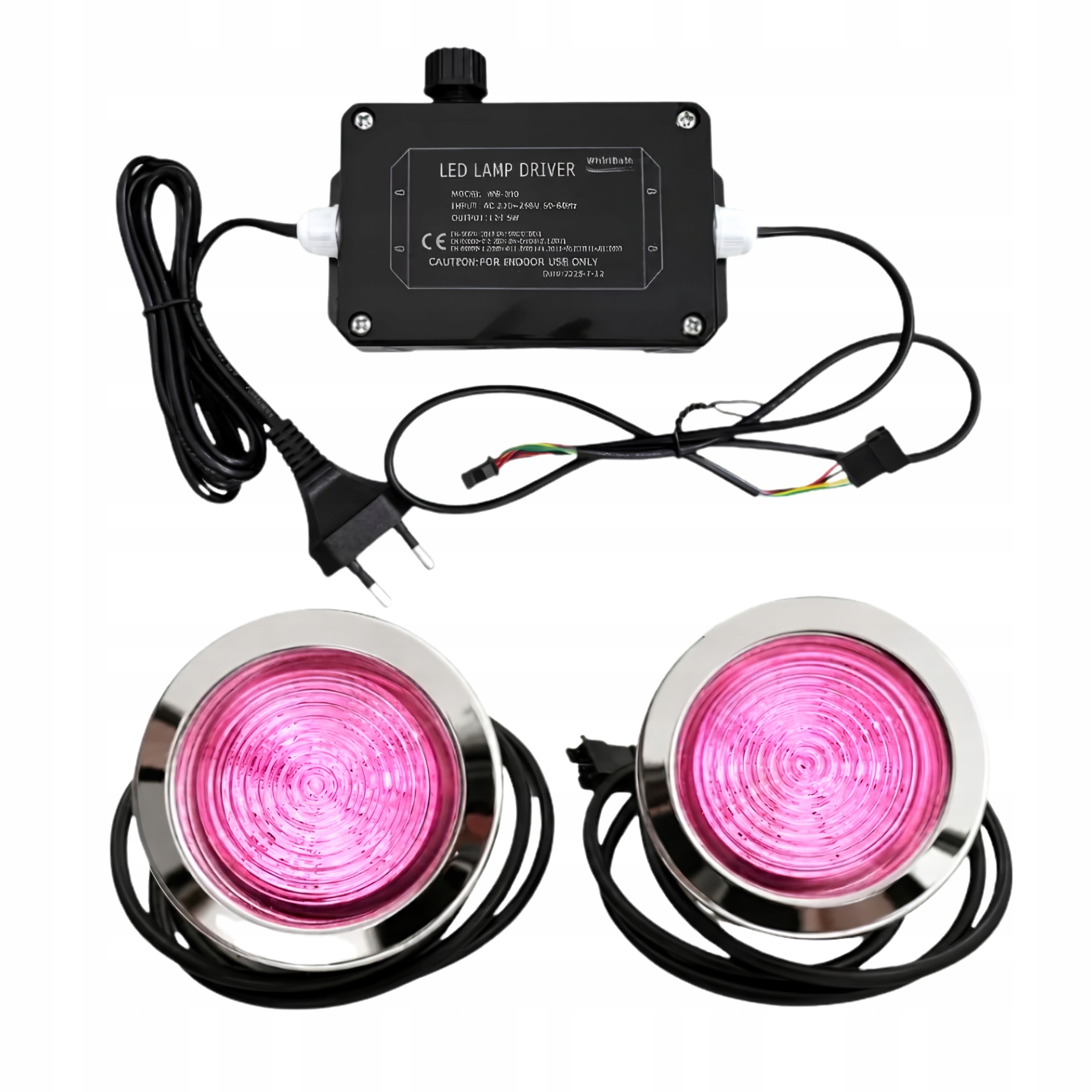 Rgb Led podvodní osvětlení 2 lampy pro zahradní ples s ovladačem