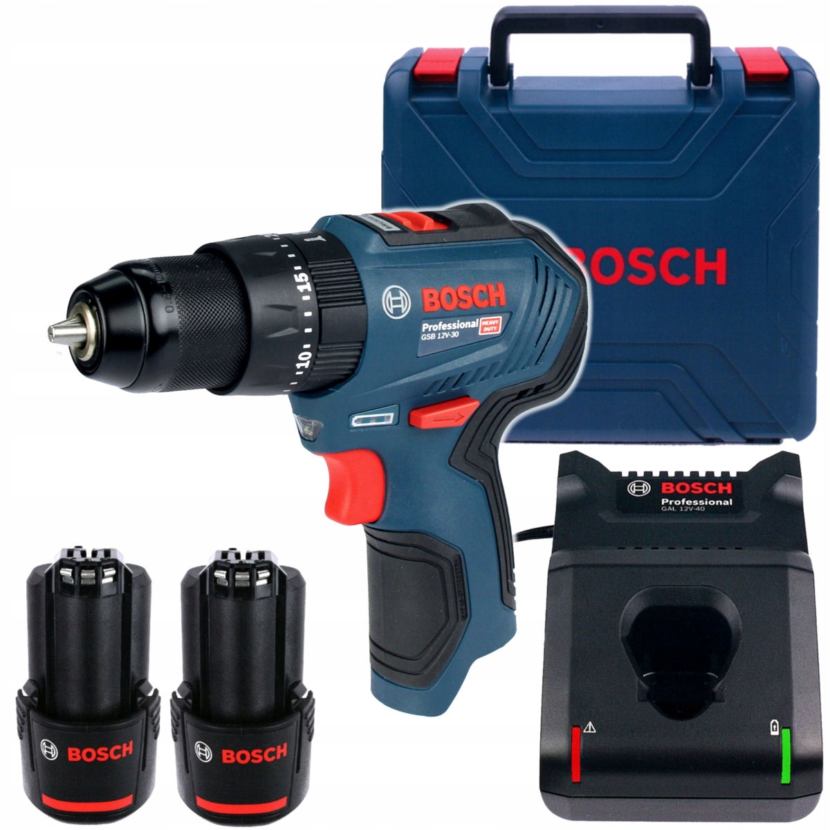 Wkrętarka Gsb 12V-30 Bosch 2x2,0Ah Bezszczotkowa