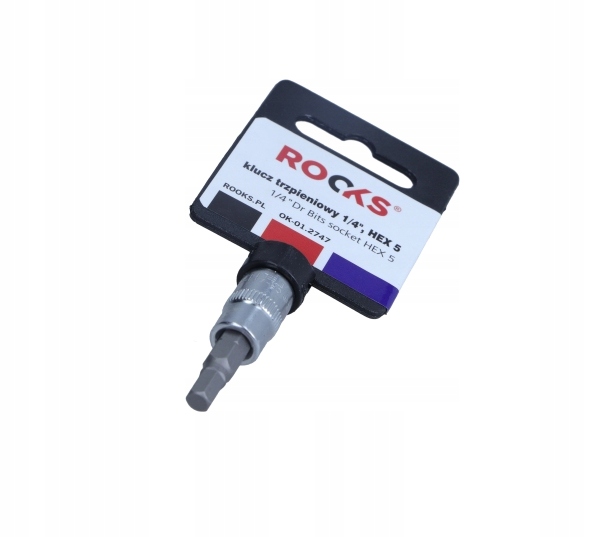 

Klucz trzpieniowy 1/4", Hex 5