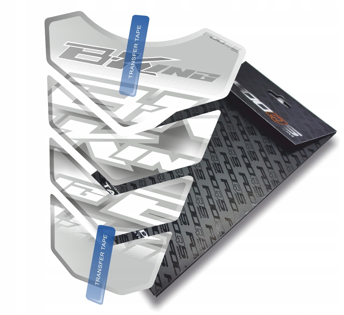 Tank-pad od firmy Fooqs pro Suzuki Gsx 1300 B-king Bílý