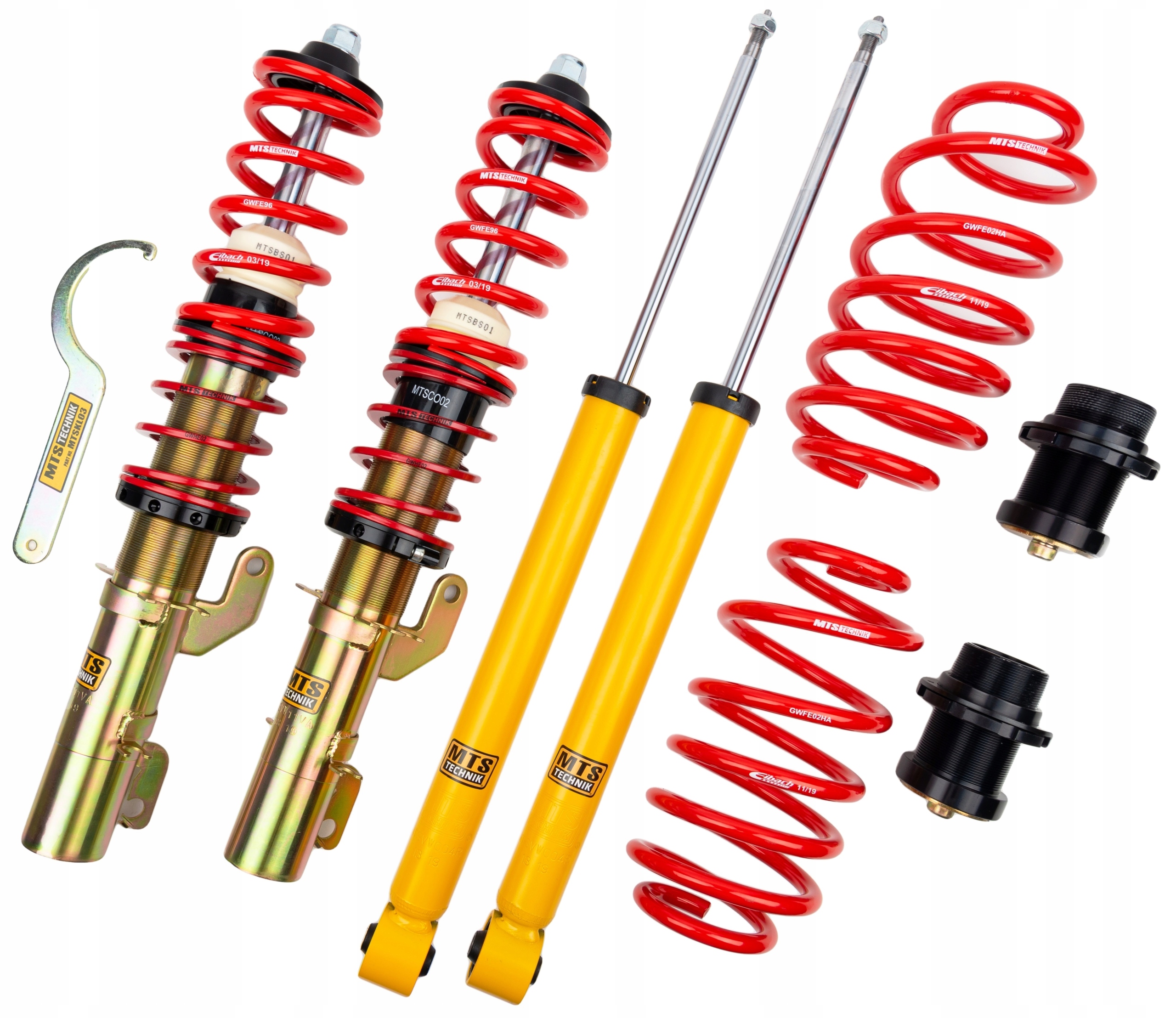 Zawieszenie gwintowane MTS TECHNIK STREET MTSGWVW10 AUDI TT (8N3) Numer katalogowy części CSM/MTS/GW/VW/10/A/2