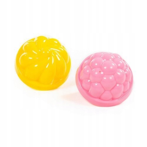 ZESTAW DWÓCH FOREMEK DO PIASKU AKCESORIA DO PIASKOWNICY 2 EL. MIX WZORÓW Wiek dziecka 12 m +