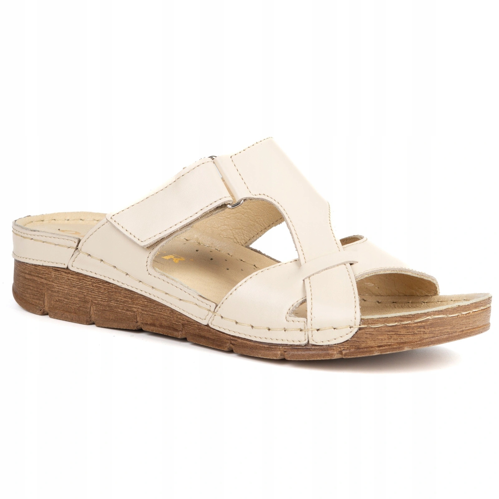 Nazouváky Olivier 908K na klínku, 2 cm, nastavitelné na suchý zip, velikost 39