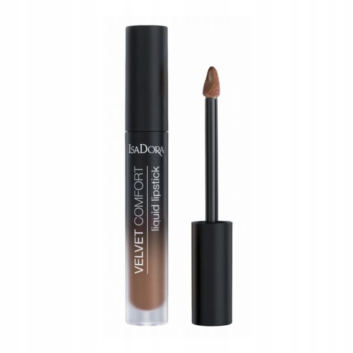 Półmatowa Pomadka W Płynie Velvet Comfort Lipstick 68 Cool Brown