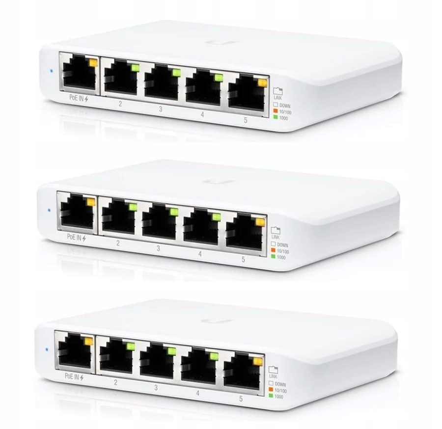 Ubiquiti USW-FLEX-MINI-3 Networks UniFi switch zarządzalny Flex Mini 3-pack