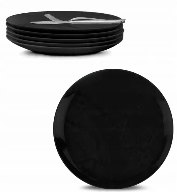 

Lubiana Boss K80T 6x Talerz Obiadowy 27 CM Czarny