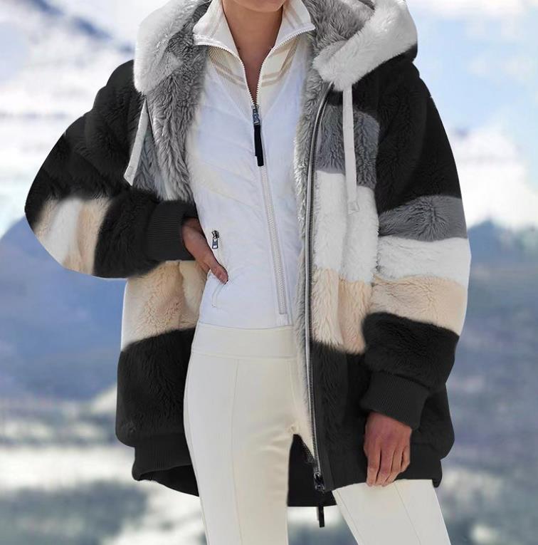dámský kabát zimní móda ve stylu Casual šitý Pla za 592 Kč - Allegro