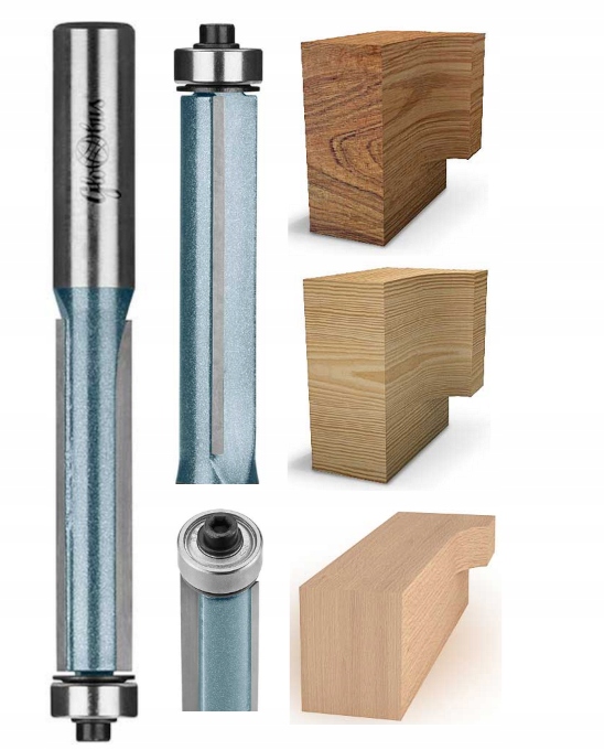 Globus Přímá fréza s spodním ložiskem D=12 H=38 d=12 FT505-0012-0001