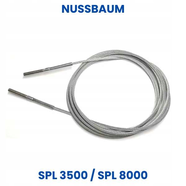 Náhradní Nussbaum: Ocelové zvedací lano Spl 3500, Spl 8000