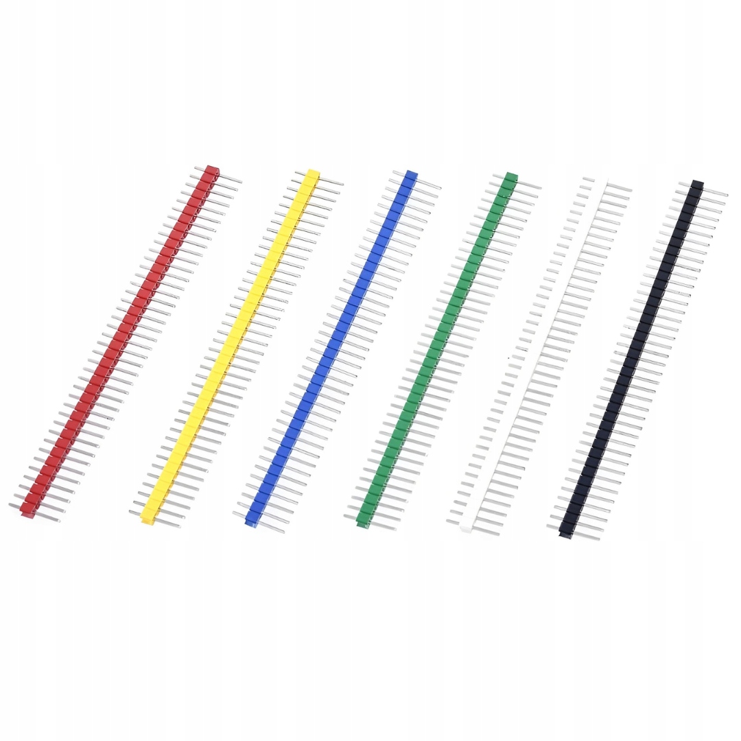 ZŁĄCZE LISTWA GOLDPIN DYSTANS 1X40 2,54 mm 6 SZT