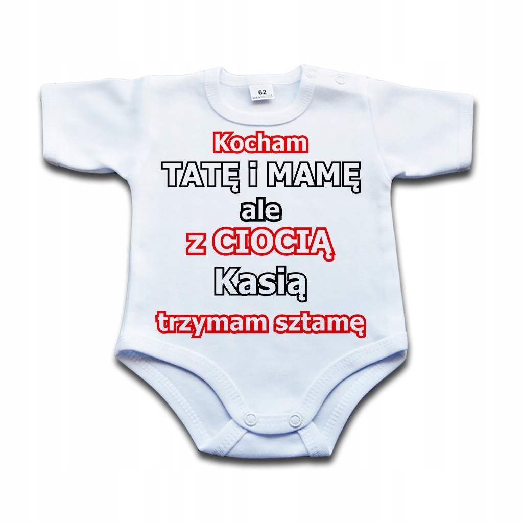 

Bodziak z ciocią Twoje Imię trzymam sztamę 80 kr