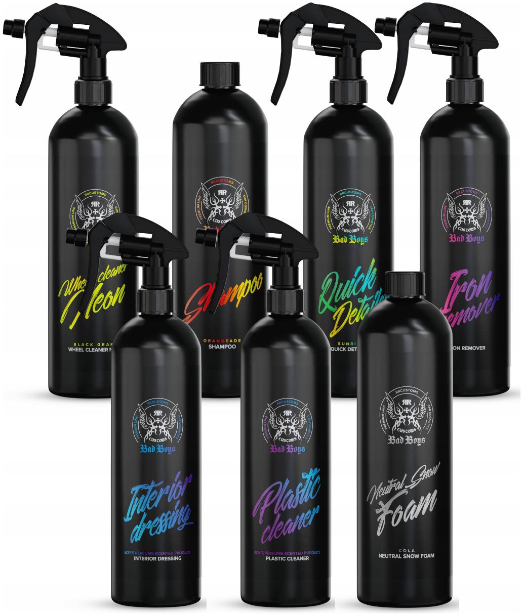 RR Customs RRC Bad Boys Mega Zestaw Kosmetyków Do Auta Detailing Prezent